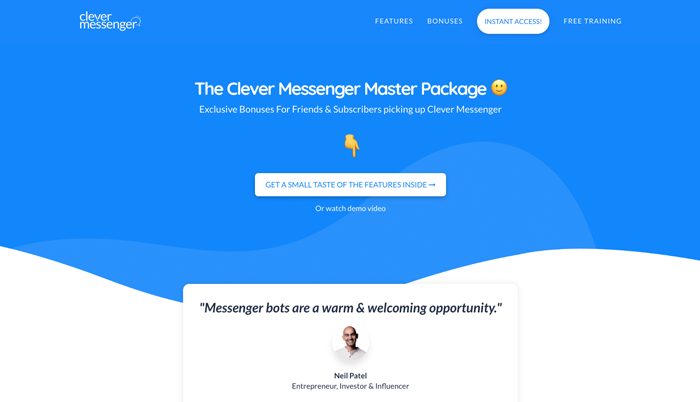 Clever Messenger Bonus page 